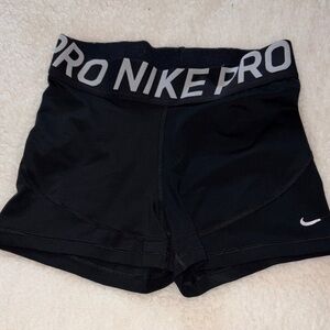 Nike Pro Women's Black Athletic Shorts